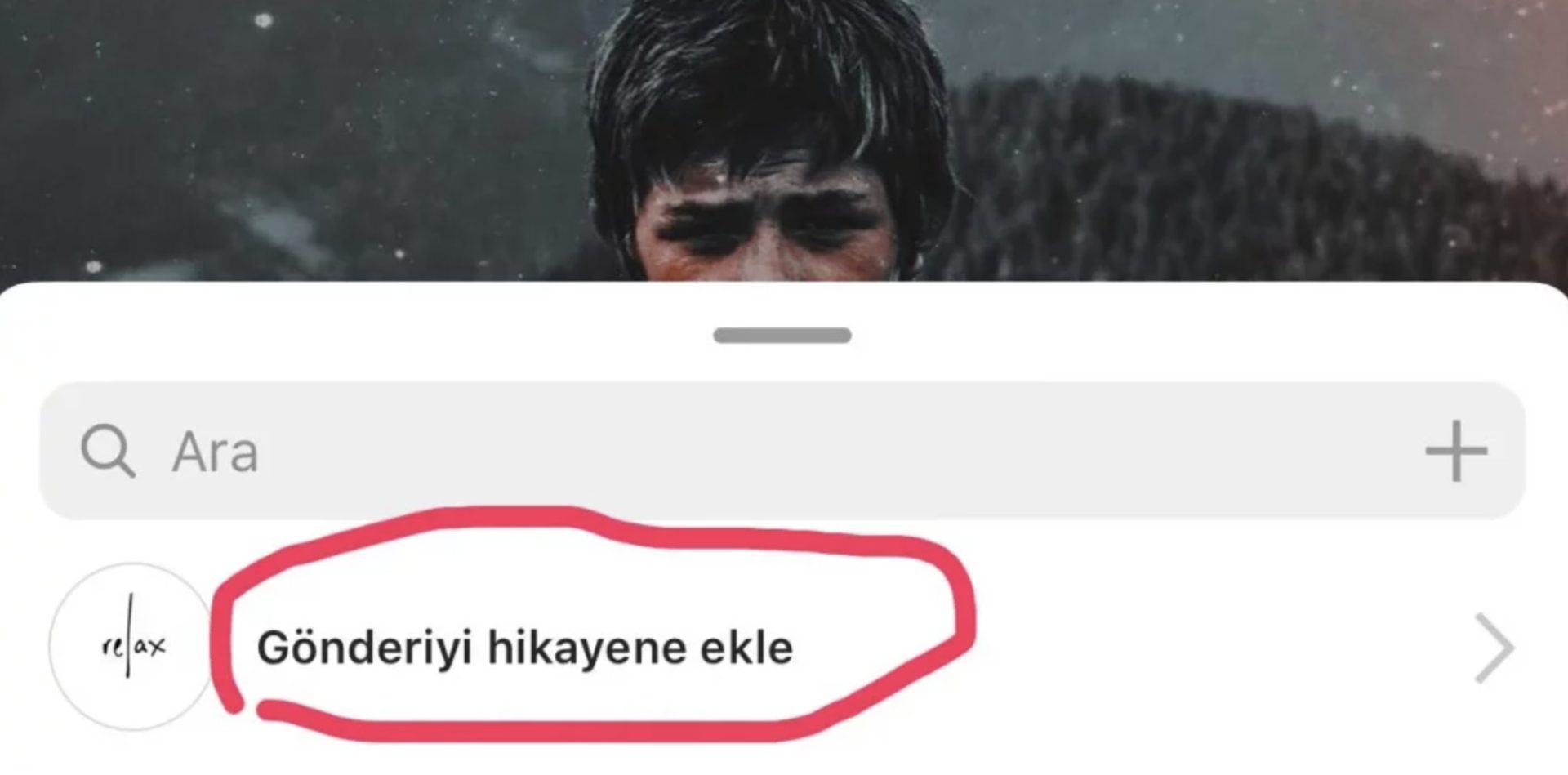 Instagram hikaye ekleme