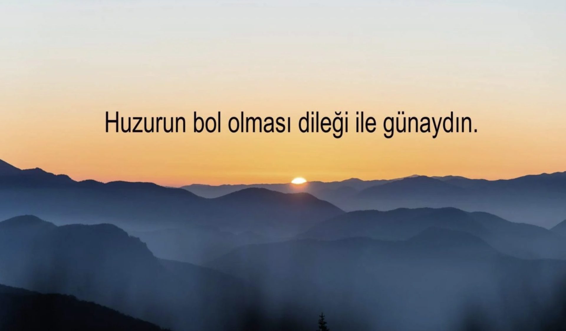 Günaydın Mesajı